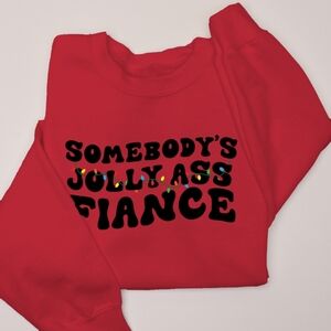 Christmas fiance sweatshirt size medium